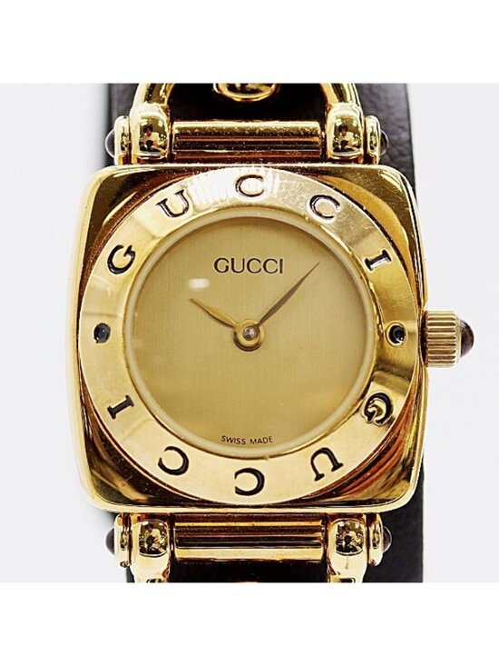 Gucci Horsebit Quartz Gold Dial Watch main image 3
